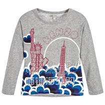 European Kenzo Takata Virtuous Three-autumn Winter Girl Child Clothes Victory Goddess T-Shirt