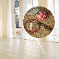 Wrist needle insert bag red and white grid needle bag Pin Pin Pin wrist needle insert DIY stereo cutting tool