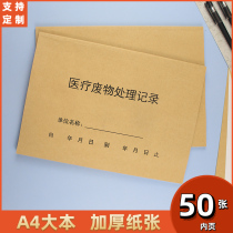 Medical Waste Disposal Processing Turnover Registration This Medical Waste Processing Records Hospital Use Registration This