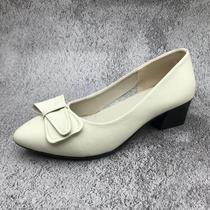 Brand withdrawal and clearance treatment 2023 leather heel and comfortable womens shoes fashion womens shoes