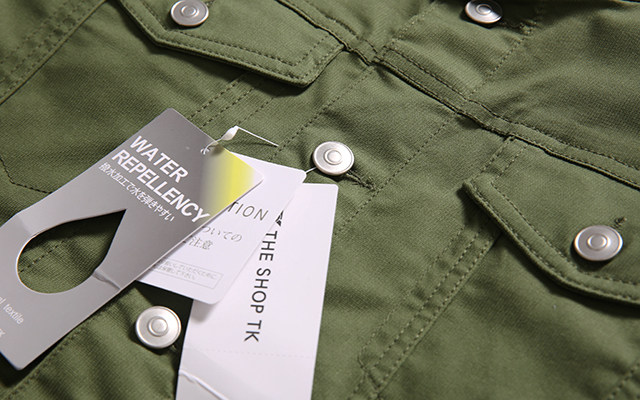 ジーンコードブルゾンwater repellency 卷领设计 日式工装夹克