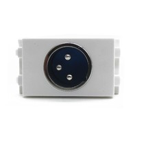 Hongzhou type 128 welding Canon male module weak power module XLR panel supporting Akihabara ground plug