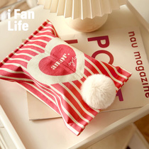 Fandian heart cycle car-mounted hanging paper storage box living room bedroom home desktop paper bag tissue set