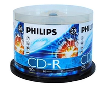 Philips PHILIPS CD-R 52X blank disc lettering disc 50 sheet casks