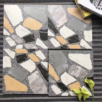 Color water grinding stone tiles 300X300 imitation ancient brick wall brick living room kitchen toilet anti-slip and abrasion resistant floor tiles