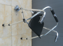 New elderly walking wheeled walker four-corner crutches armrest frame walking frame rehabilitation equipment frame Walker