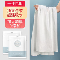 Travel supplies disposable bath towel dry cotton towel thickened large travel compression independent packaging