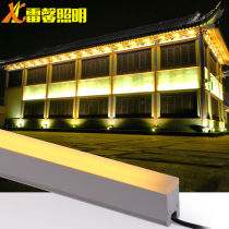 Line light wall washer light outdoor led waterproof outdoor engineering lighting 24v colorful rgb bright exterior wall Contour Light