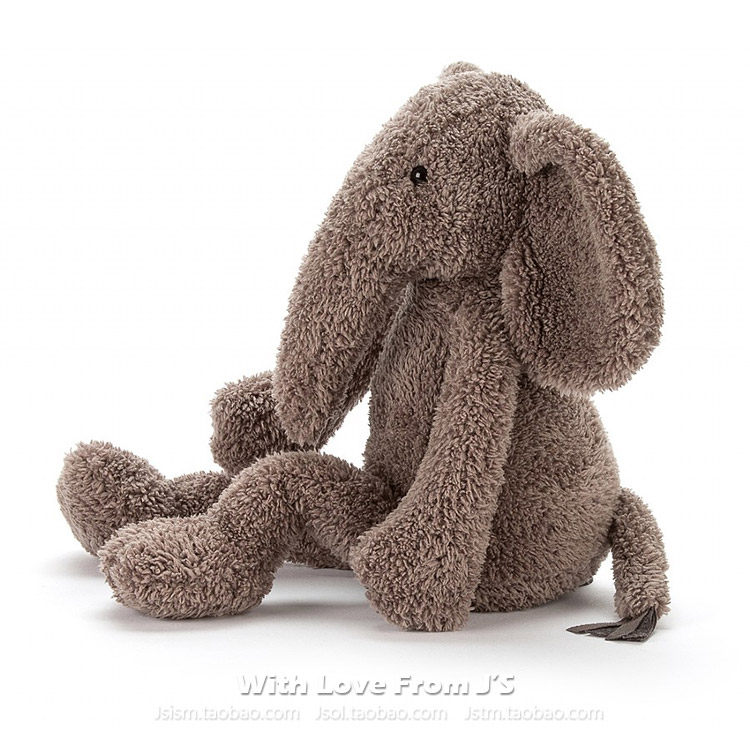 英国jellycat授权正品!slackajack elephant 长腿大象安抚玩偶