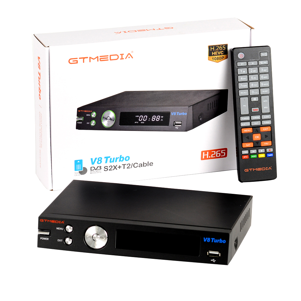 GTMEDIA V8 Turbo pro2 DVB-S S2 S2X T2 -C AVS ACM HD Player