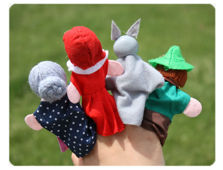 Мягкая детская игрушка 2套包邮迷你小动物指偶玩具手指玩偶宝宝安抚玩偶手偶幼儿园早教 Yu nuo