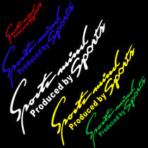 Motorcycle personality decal car sticker decoration reflective film lamp eyebrow English text car sticker