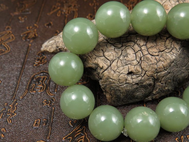 和田玉青黄口手链 和田玉手串 和田玉玉佩 真品天然