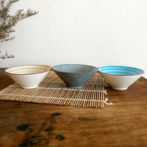DearDali Japanese hat bowl Ceramic small bowl Rice bowl Household underglaze color small bowl Japanese style ceramic tableware