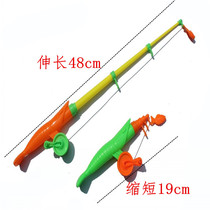 Child magnetic fishing long toy 3 years old and a half 6 children development Girl 1 baby 2 beneficial intelligence telescopic fishing rod boy