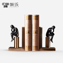 Modern minimalist style thinkers ornaments study bookshelves bookcases bookcases bookcases bookends office partition cabinets decorations