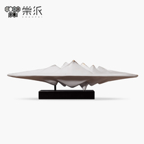 New Chinese rockery ornaments creative model room living room TV cabinet decorations hotel club entrance feng shui decoration