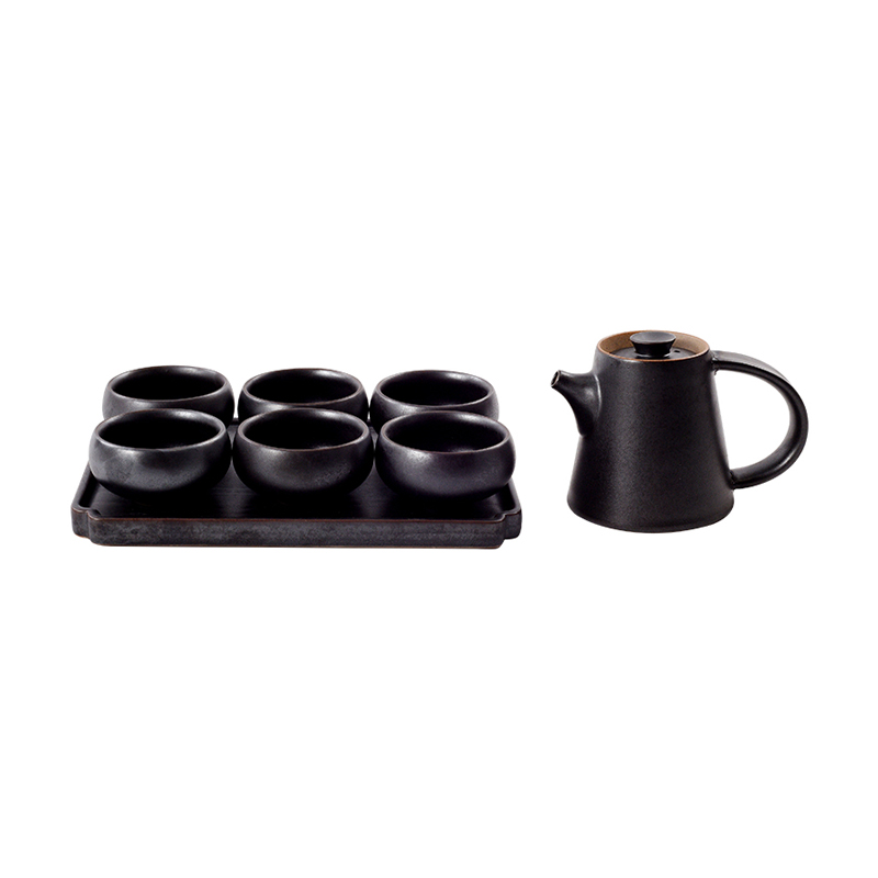 The New Chinese zen fine ceramic kung fu tea set furnishing articles example room teahouse tea table surface decoration art