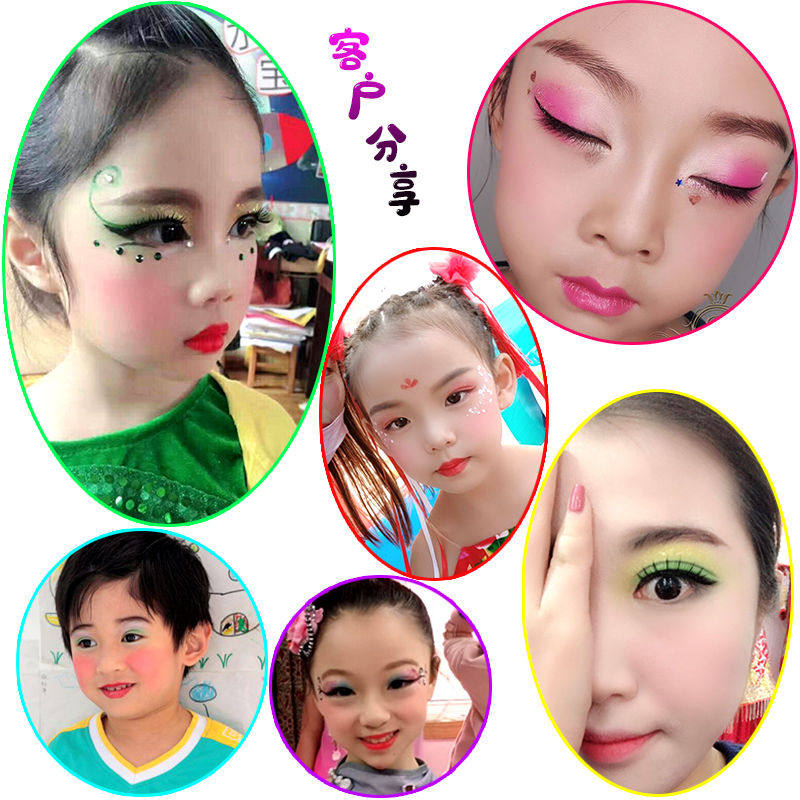 六一儿童节化妆品套装幼儿园彩妆盘女孩礼物演出专用舞台妆全套盒