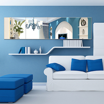 Full-length mirror wall frameless combination mirror dormitory wardrobe dance mirror wall hanging long paste wardrobe splicing mirror