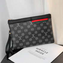 Hong Kong 2020 New Genuine Leather Classic Business Casual Mens Handbags Men And Women Envelope Bag Trend Hands Grab Bag