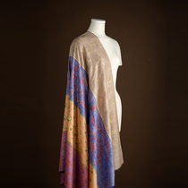 WeinNan WEINAN design Vine Full Embroidered Kashmiri cashmere PASHMINA shawl 103