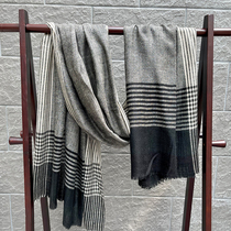 (Wei Nan WEINAN)Kashmiri cashmere pashmina shawl scarf Ancient braided denim series