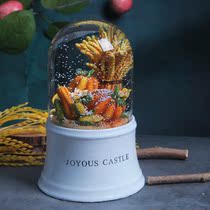 Daoxiang crystal ball music box idyllic wheat ear music box good luck opening school to send teacher birthday graduation gift