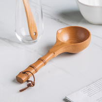 Porcelain Prince Japanese wooden spatula home non-stick pot special high temperature resistant spoon and long handle stir-fry kitchen