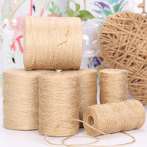 Fine 1 5mm Jute Rope Hemp Thread Rope Handmade Diy Material Rope Nursery Environmental Decoration Bundle Retro Hemp Rope