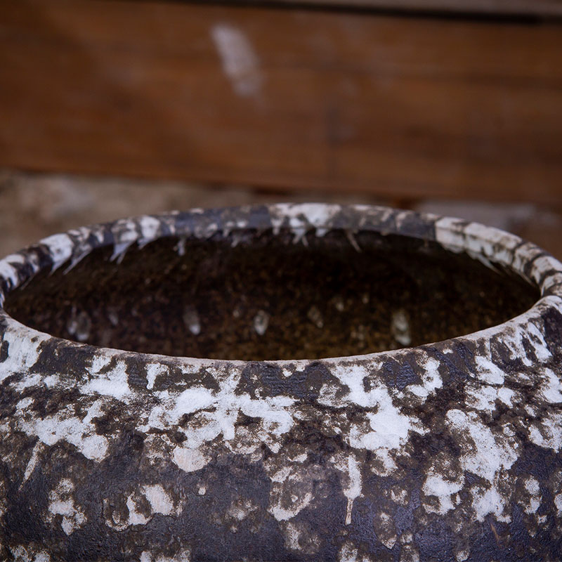 Jingdezhen ceramic vase of large sitting room place flower arrangement to restore ancient ways crude tank Nordic hotel club decoration decoration