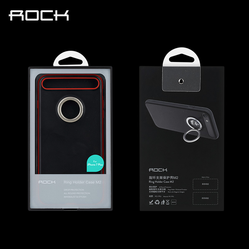 ROCK苹果7手机壳新款金属指环支架创意iphone7plus保护套硅胶防摔产品展示图4