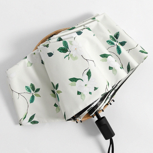 太阳伞遮阳伞雨伞女折叠韩国小清新晴雨两用女神防晒防紫外线简约_7折