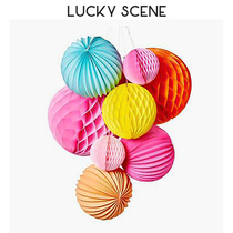 (Auspicious props)Honeycomb paper flower ball children celebrate wedding Wedding photography party props background board