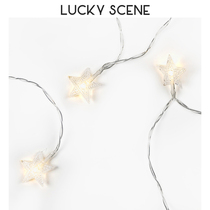 (Auspicious Props) Stars light string decorative lights LED festive luminous glow battery light decorated dress