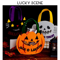 Halloween Candy Bag Festival Gift Bag Package Bag Snacky Cookie Pumpkin Sugar