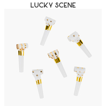 (Auspicious Props) Bronzing Dragon Stomp Whistle Birthday Party Wedding to Blame Baby Toy Creative Gifts