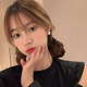 제니 여성을위한 동일한 스타일의 진주 귀걸이 925 스털링 실버 니들 귀걸이 통근 다목적 기질 이어링 제니 여성을위한 동일한 스타일의 진주 귀걸이 925 스털링 실버 니들 귀걸이 통근 다목적 기질 이어링