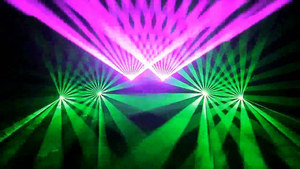 b529震撼光线激光灯光秀 动感舞蹈背景视频 晚