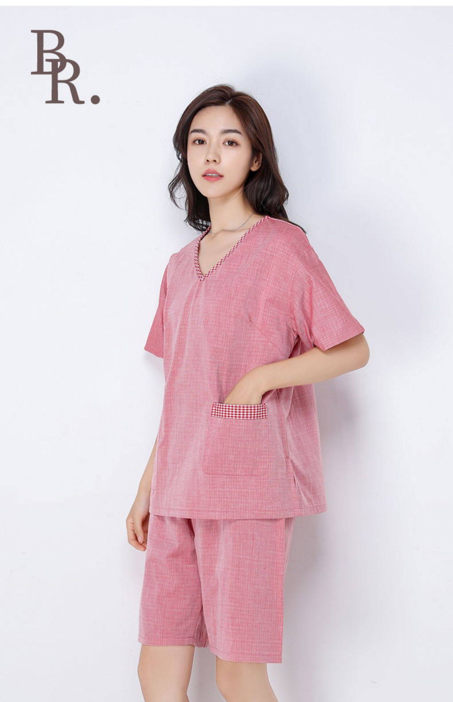 汗蒸服纯棉浴服情侣桑拿服温泉