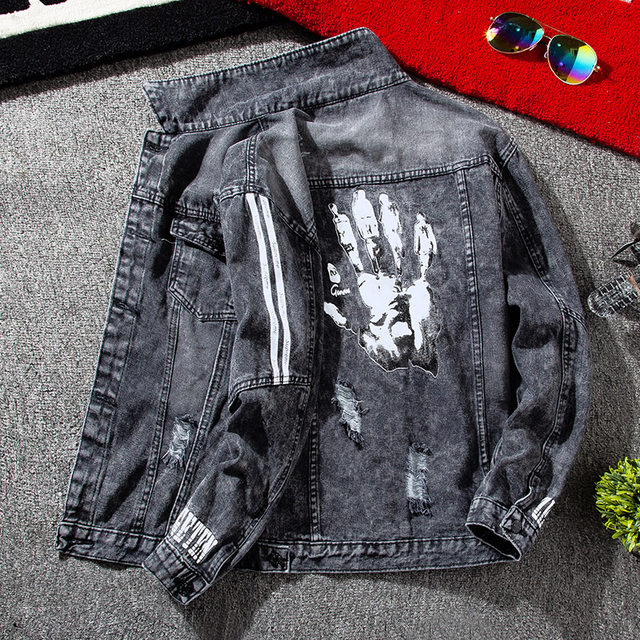 Winter denim jacket men's Korean version of Slim autumn and winter baseball uniform trend men's plus velvet thick coat corduroy Winter denim jacket men's Korean version of Slim autumn and winter baseball uniform trend men's plus velvet thick coat corduroy