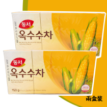 East and west corn tea (two boxes) 150g * 2 large package family imported from Korea