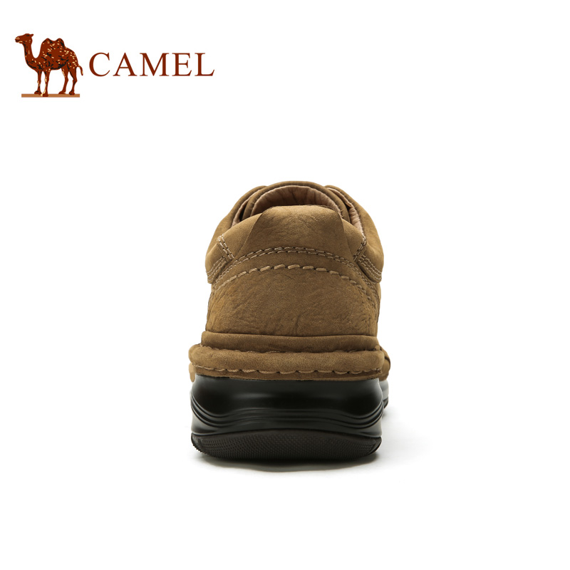 Camel骆驼男鞋 秋季户外大休闲磨砂皮手工缝制舒适休闲鞋产品展示图5