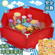 Childrens home sand pool hexagonal fence mat climbing mat baby play sand ocean ball cloth pool ball pool folding pool