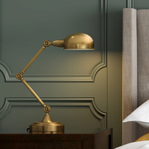 European table lamp simple bedroom bedside Nordic simple modern creative living room American retro warm light luxury table lamp