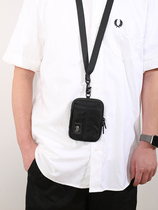 新品日系男女手拿硬币钱包胸前小挂包迷你卡包尼龙布证件零钱小包