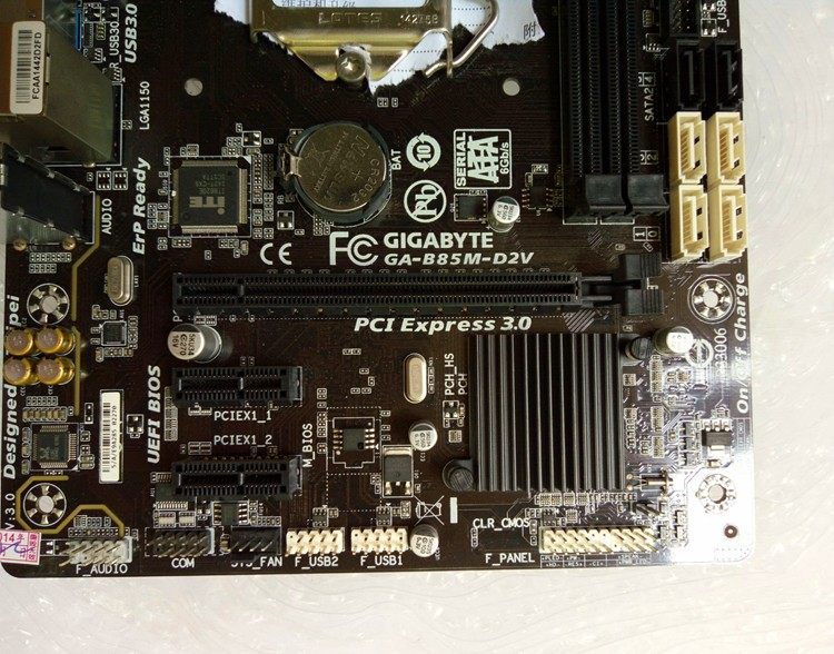 冲新gigabyte/技嘉 b85m-d2v全固态集成主板1150主板支持i3 i5 i7