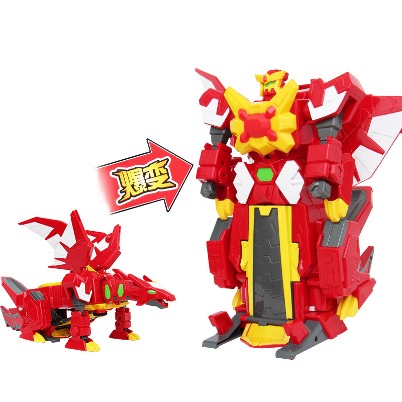 正版灵动创想新款爆兽猎人儿童玩具爆裂爆变套装龙蛋翔龙骑士5431