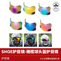 SHOC PHENOM VISOR American football helmet goggles New cargo anti-glaze football goggles