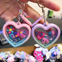 Australian Smiggle back-to-school student notes cute cartoon shape snap ring three-dimensional scented key chain ring